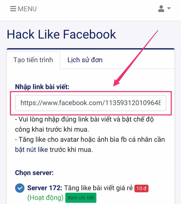 Hack like Facebook ảnh đại diện ảnh bìa fanpage comment uy tín